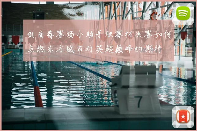 剑南春赛场小助手联赛杯决赛如何点燃东方城市对英超巅峰的期待